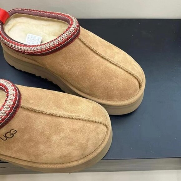 UGG Tazz Chestnut Platform Mule Clog Slipper - Picture 6 of 8